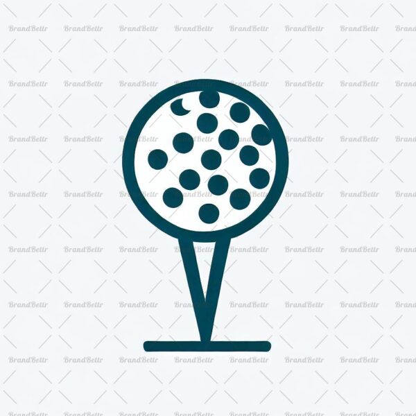 Golftee und Ball